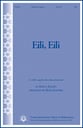 Eili Eili SAB choral sheet music cover